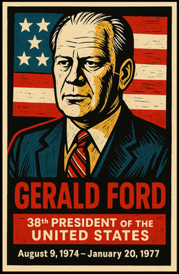 Gerald Ford 38th President Poster