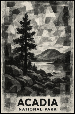 Acadia National Park Vintage Travel Lovers Poster