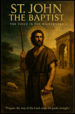 St. John the Baptist The Voice in the Wilderness Poster