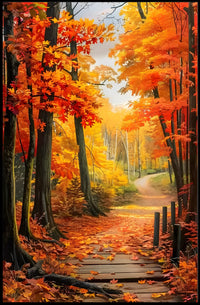 Autumn Pathway Poster