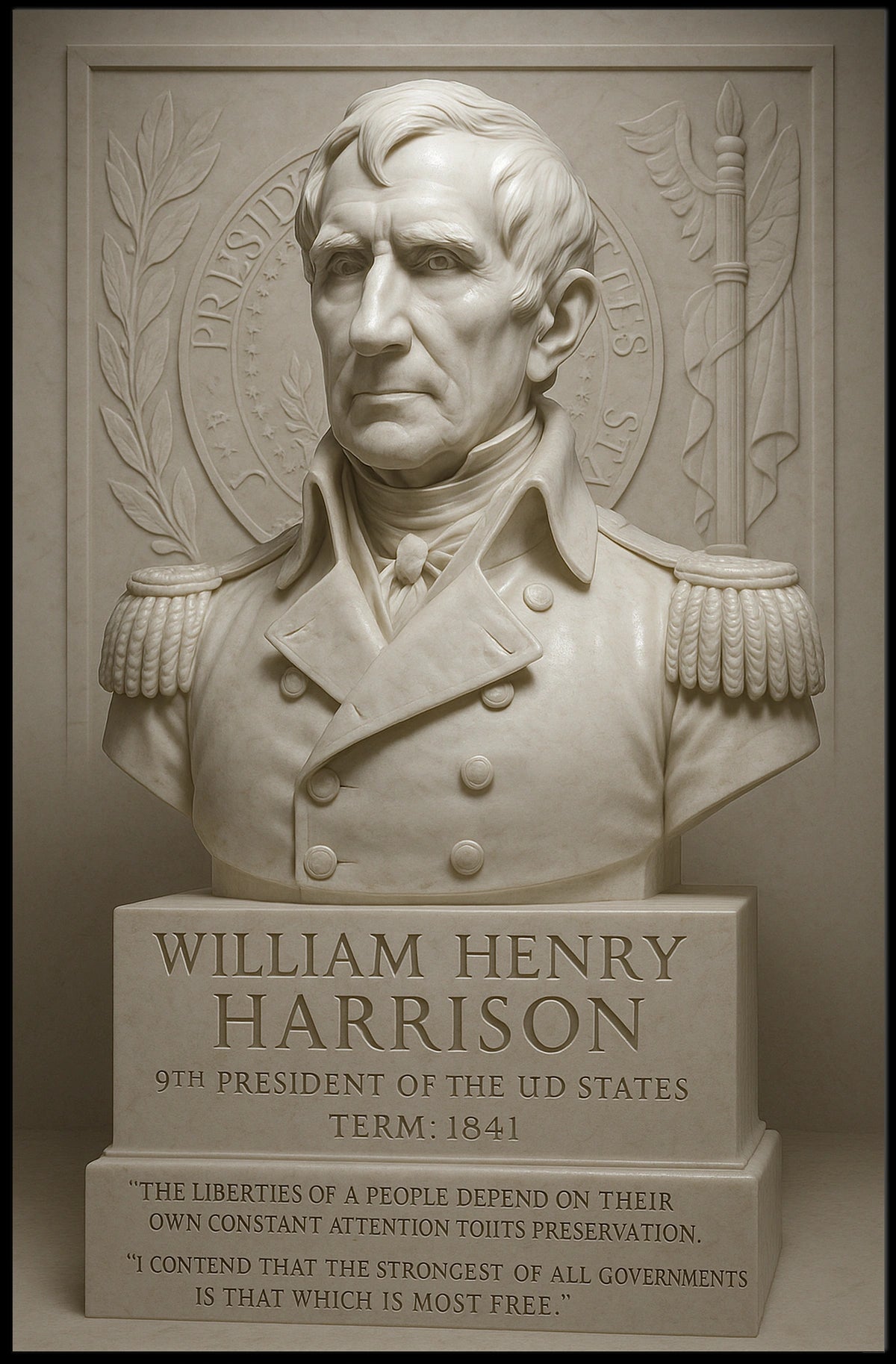 William Henry Harrison 9Th President Poster