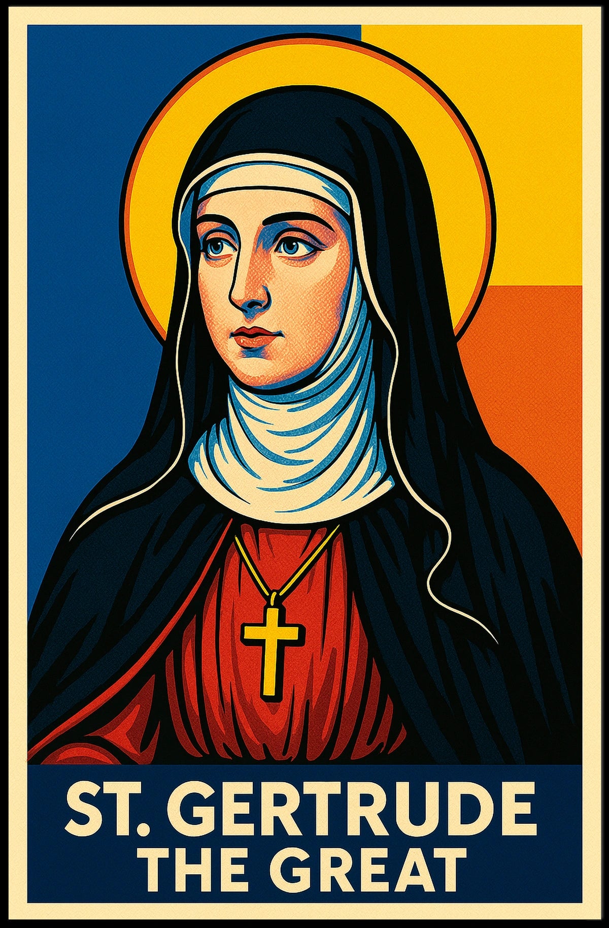 St. Gertrude the Great Poster
