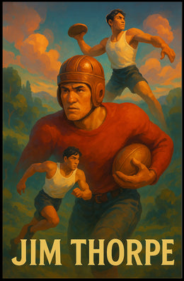 Jim Thorpe Athletic Legend Poster