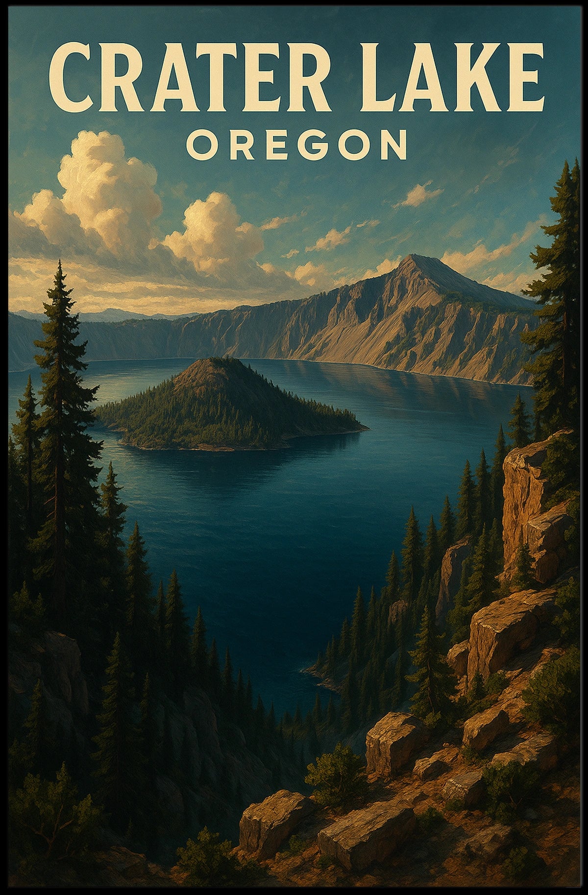 Crater Lake, Oregon Poster