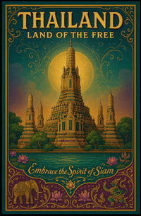 Thailand Land Of The Free Poster