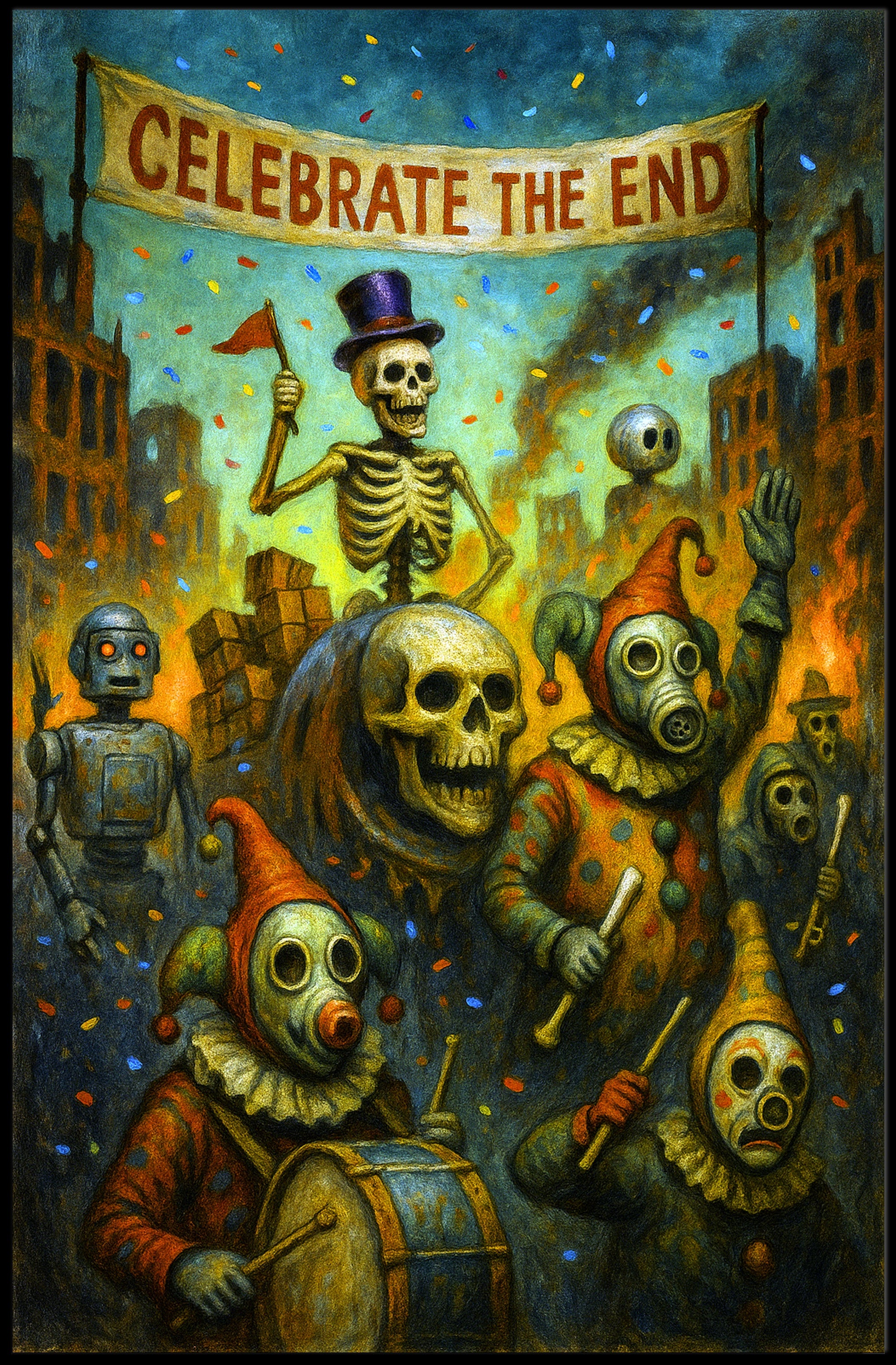 Celebrate the End Poster PosterGoat