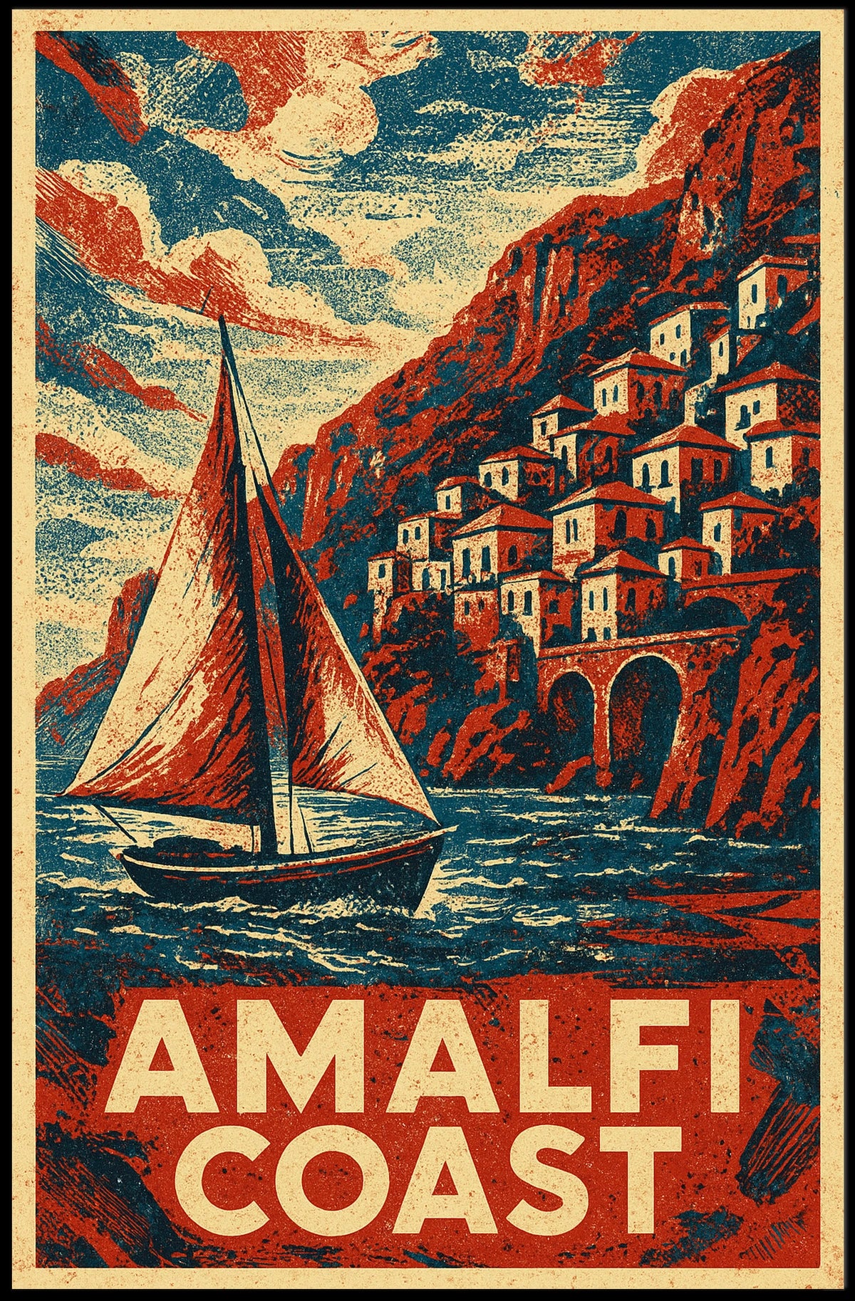 Amalfi Coast Adventure Poster