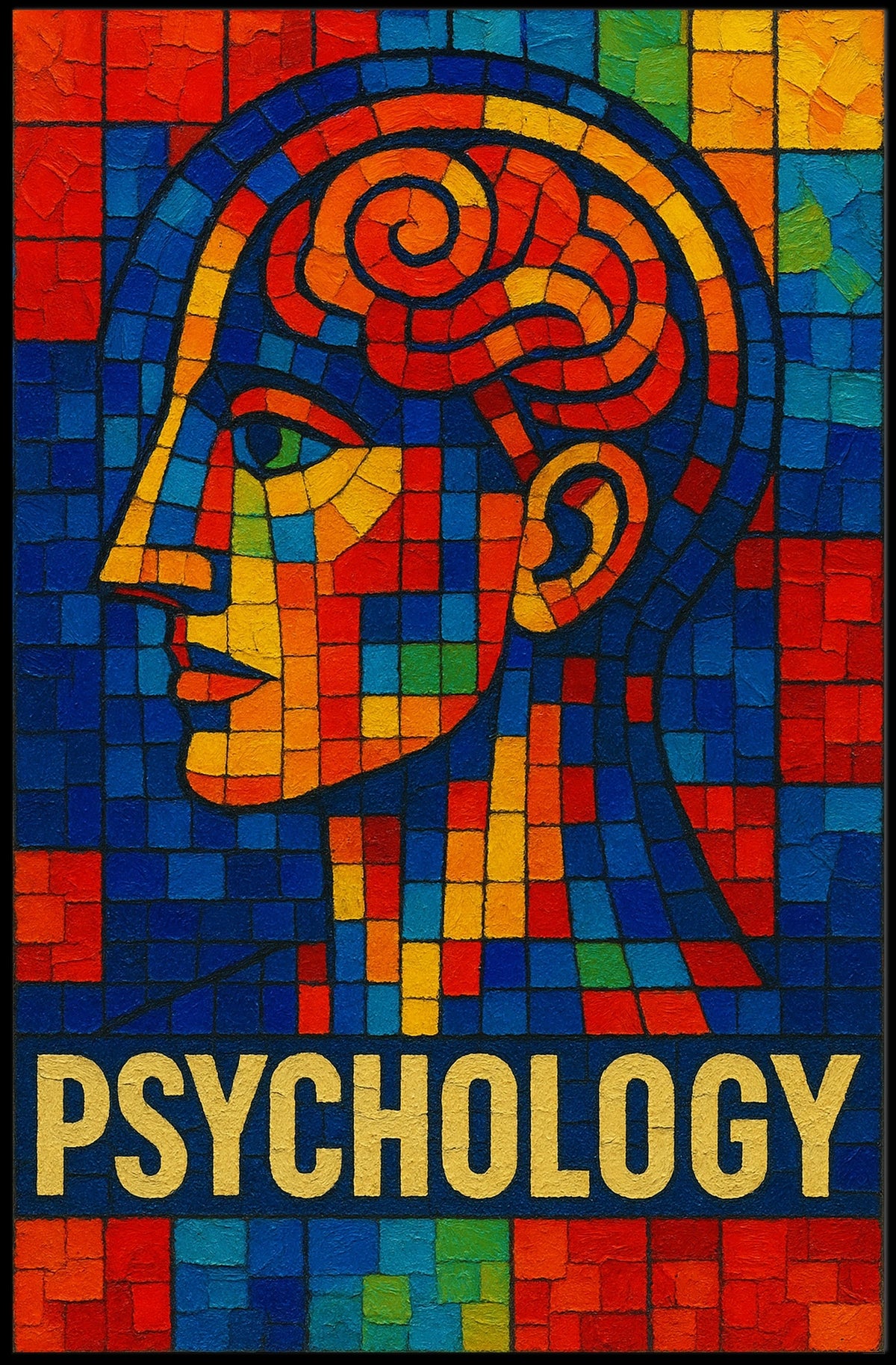 The Colorful Mind Poster