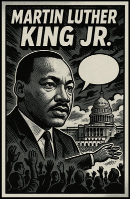 Martin Luther King Jr. Icon Of Civil Poster
