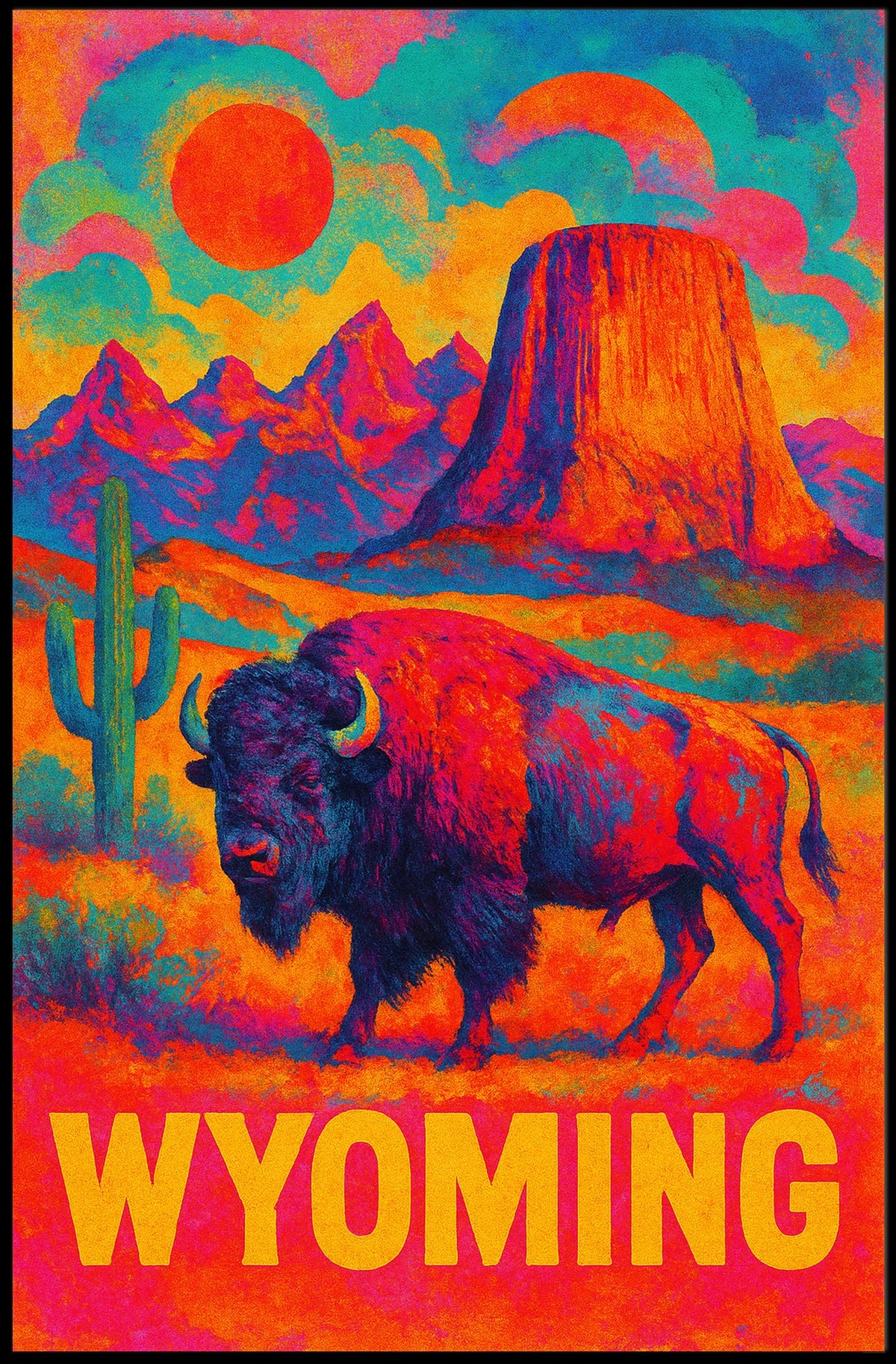 Wyoming Wilderness Poster