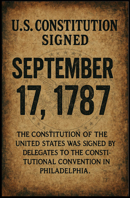 Constitution Signing September 17 1787 Poster PosterGoat