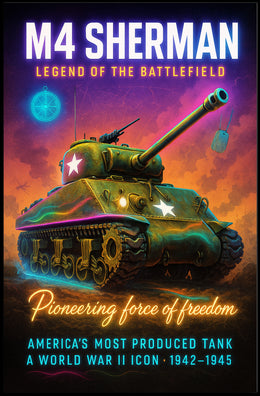 M4 Sherman Legend of the Battlefield Poster PosterGoat