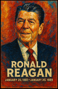 Ronald Reagan 40th President Poster