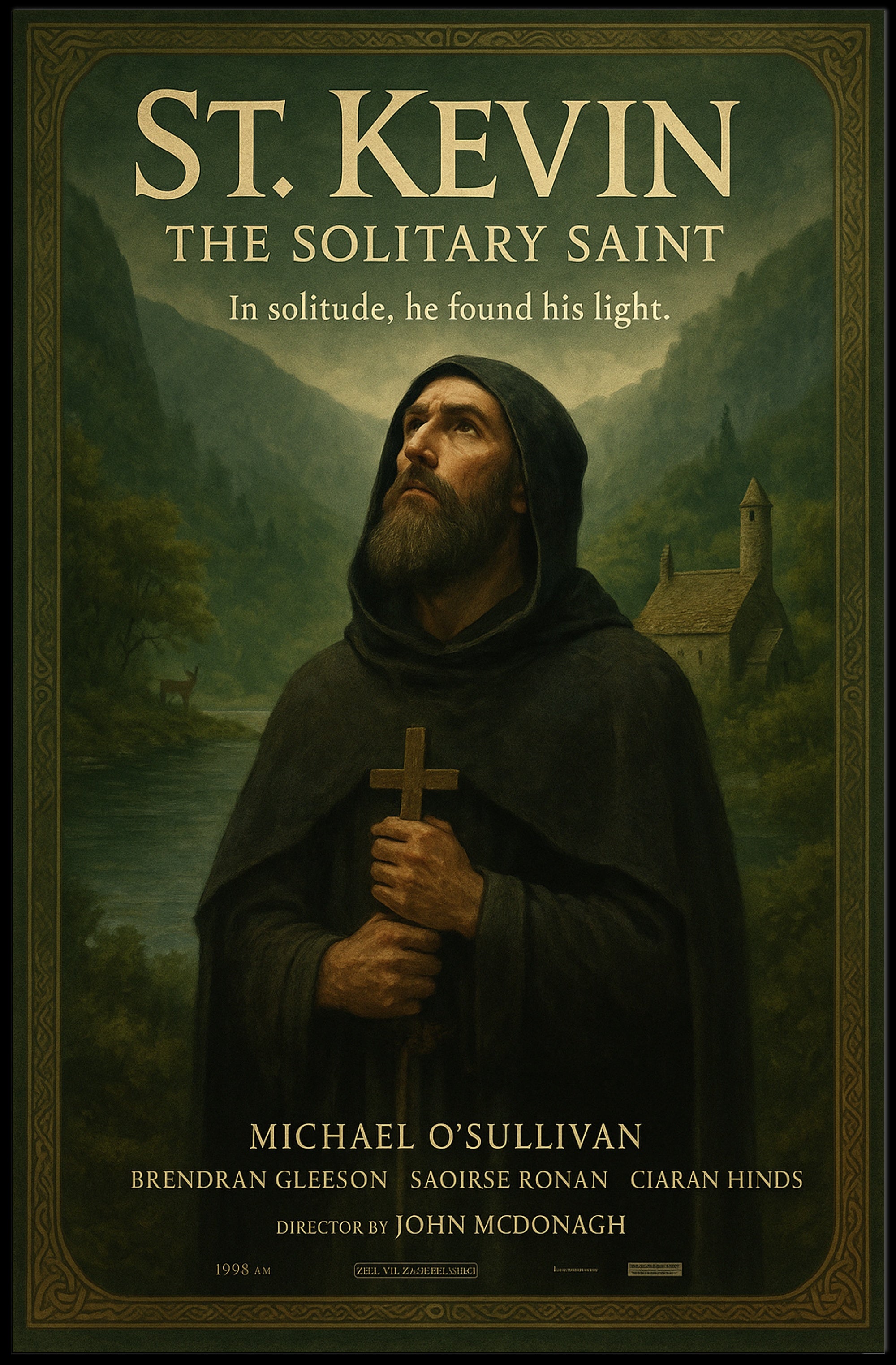 St. Kevin The Solitary Saint Poster