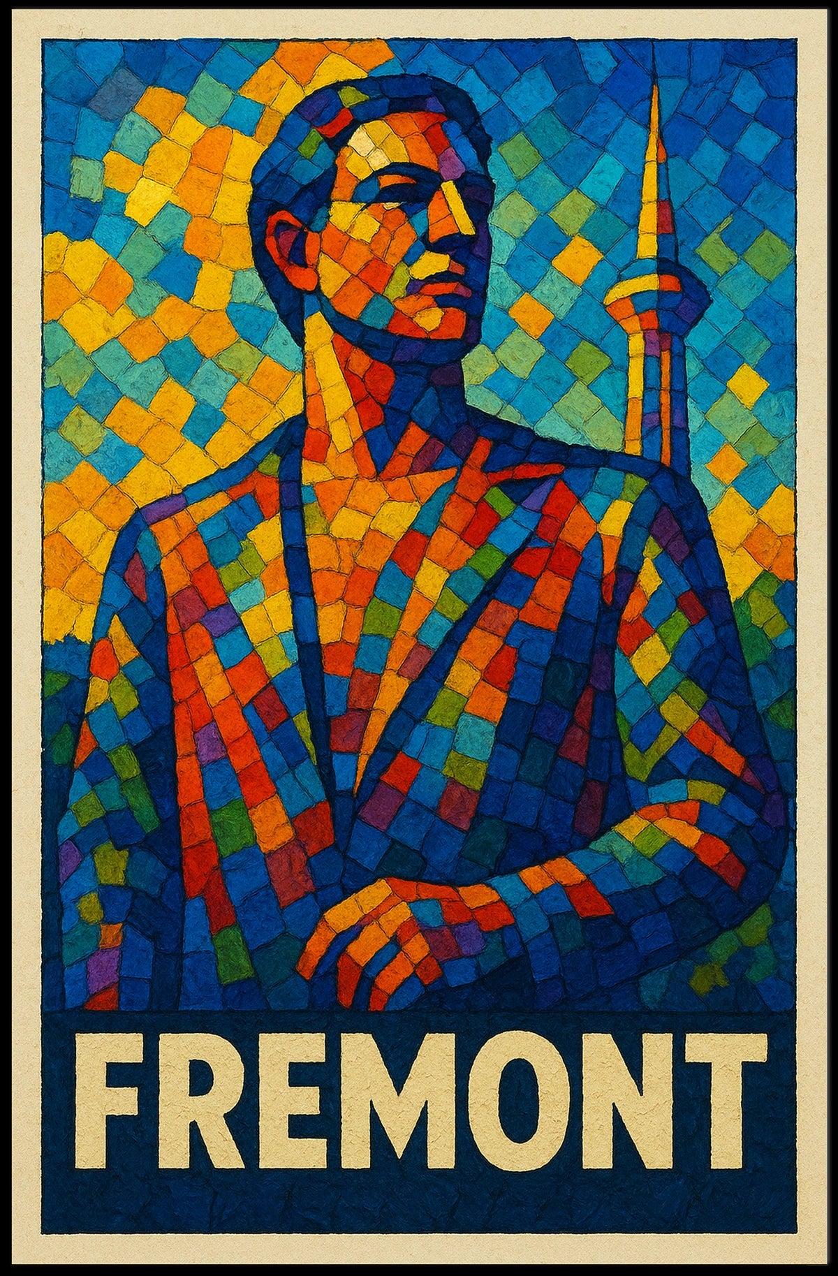 Fremont Mosaic Poster