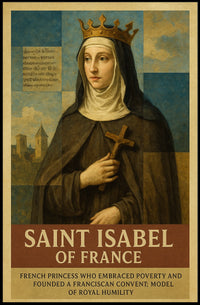 Saint Isabel Of France Poster