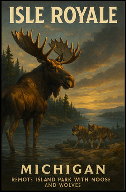 Isle Royale MichiganS Remote Poster