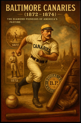 Baltimore Canaries The Diamond Pioneers Poster