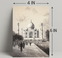 Timeless Beauty Of The Taj Mahal Poster