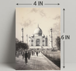 Timeless Beauty Of The Taj Mahal Poster