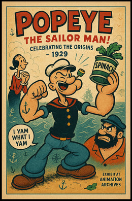 Popeye 1929 Art Poster POP-118