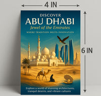 Journey Through Abu Dhabi's Timeless Beauty Travel Poster