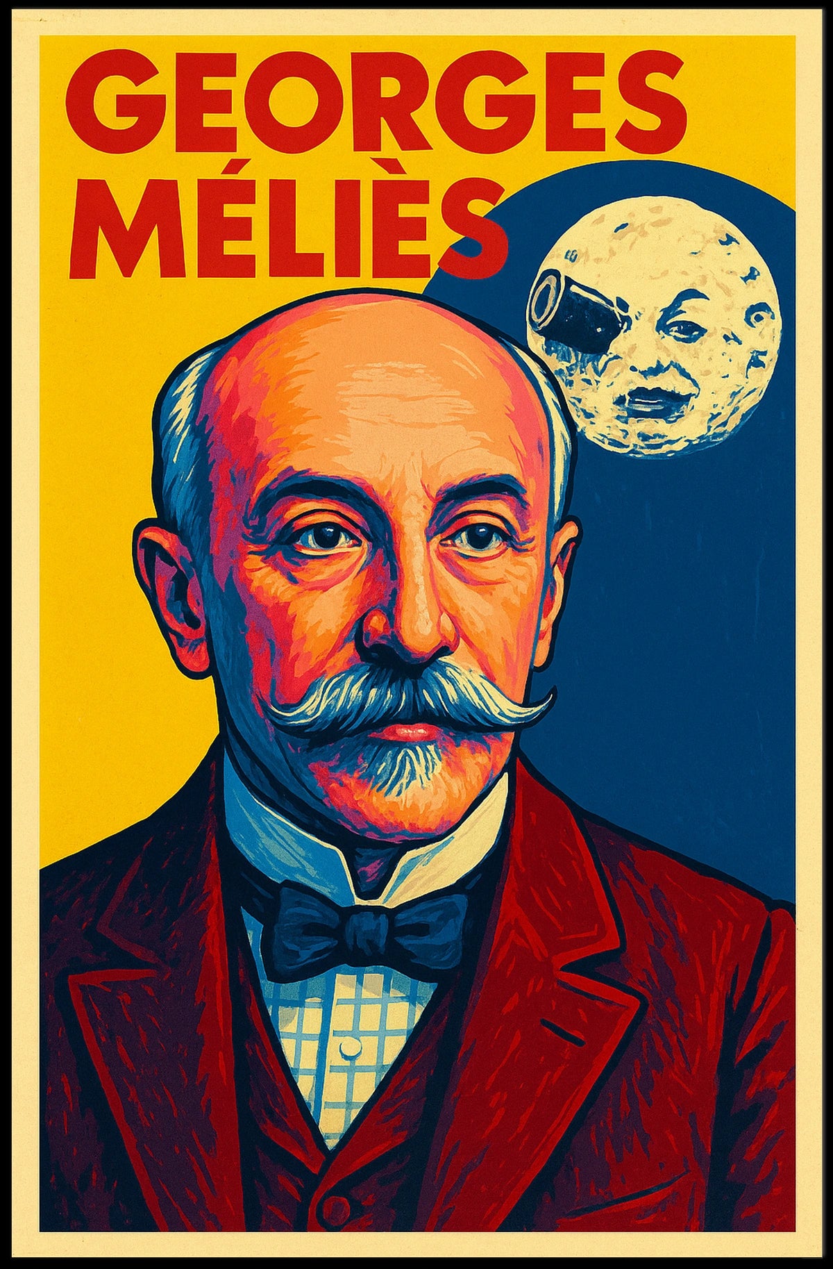 Georges Méliès Cinematic Pioneer Poster