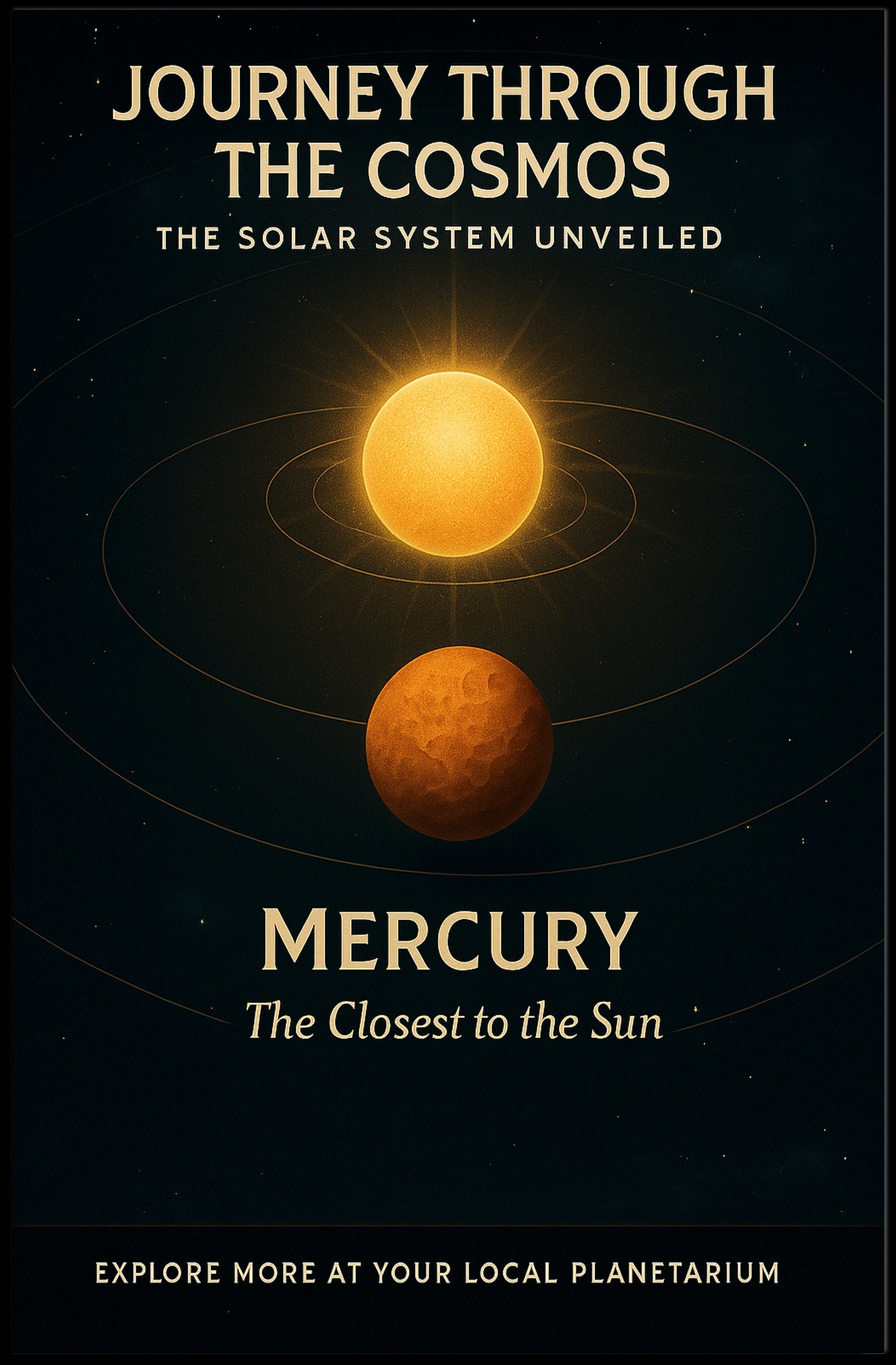 Journey Through the Cosmos Poster PosterGoat