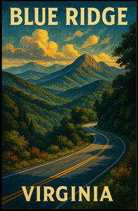 Blue Ridge Virginia Poster