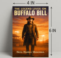 Buffalo Bill The Legend Lives On Poster PosterGoat
