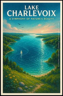Lake Charlevoix A Symphony Of NatureS Poster