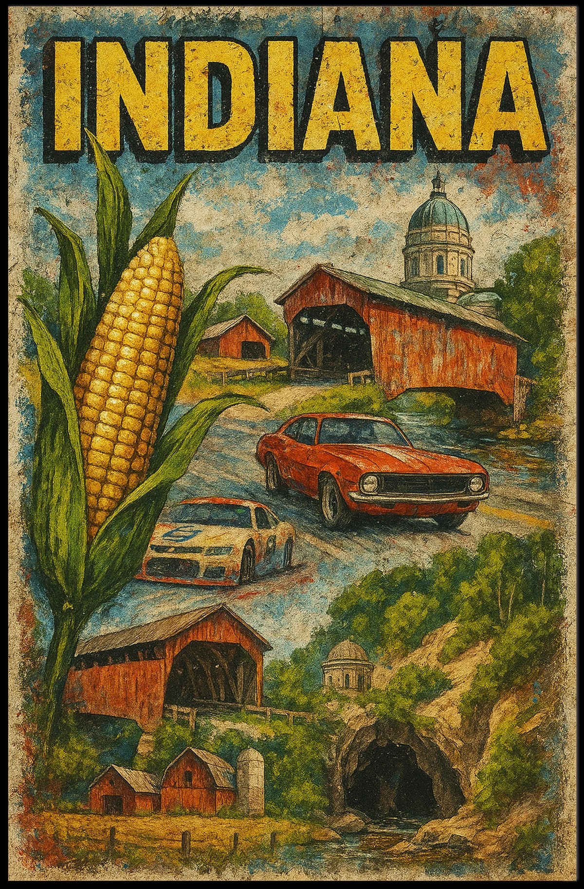 Indiana Heritage Poster