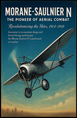 Morane-Saulnier N The Pioneer of Aerial Combat Poster PosterGoat