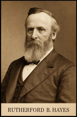 Rutherford B. Hayes Vintage Presidential Portrait Poster