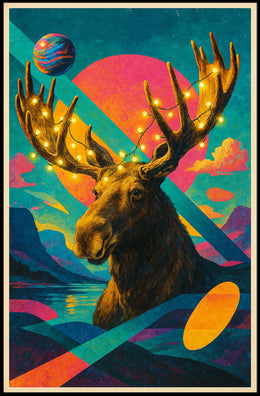 Cosmic Moose Adventure Poster