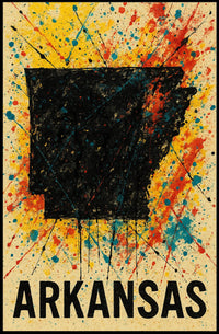 Arkansas State Art Poster