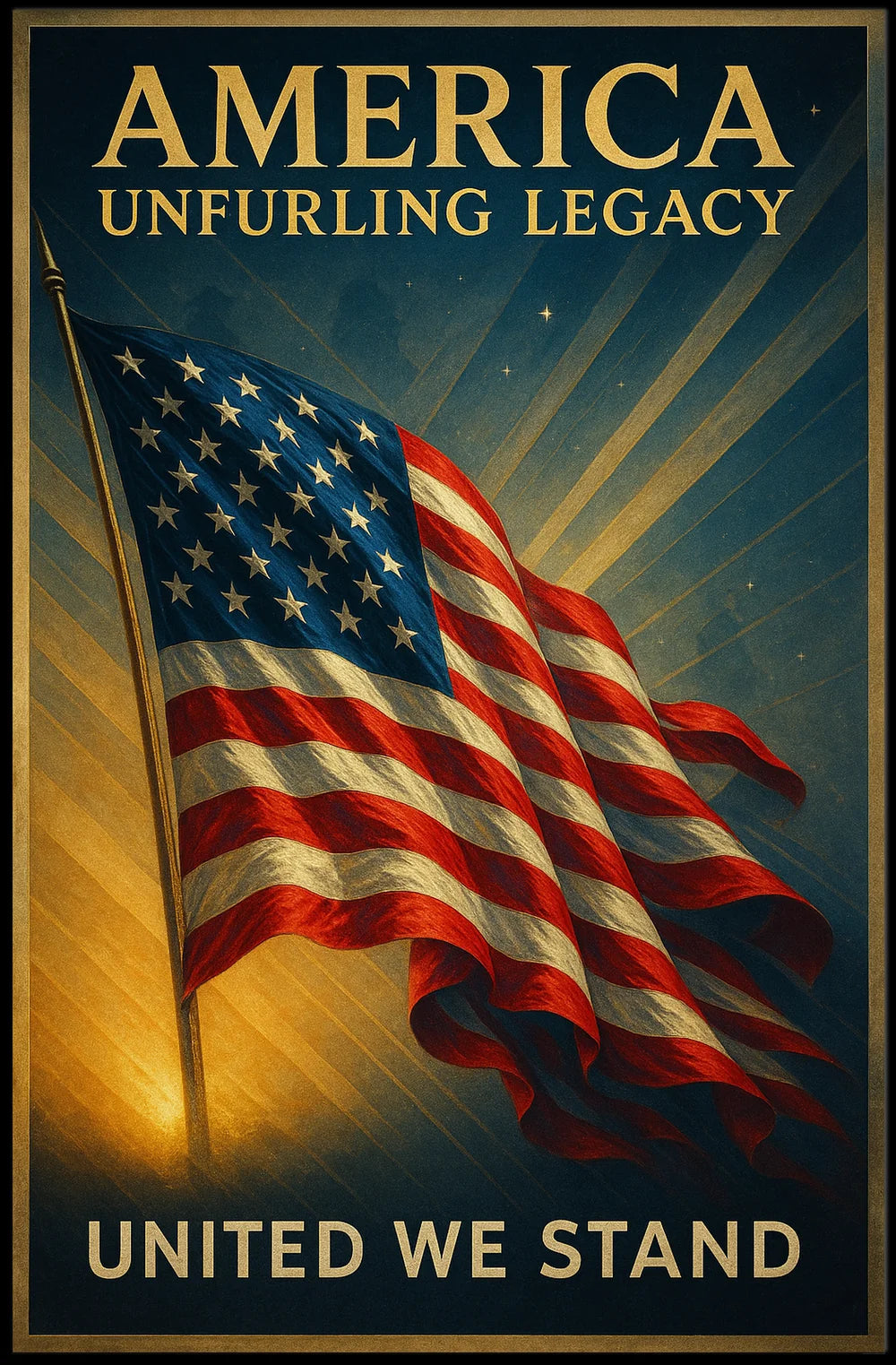 United We Stand American Legacy Poster