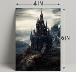 Enchanted Castle On A Cliff Poster