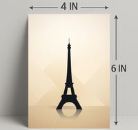 Eiffel Tower Silhouette Poster