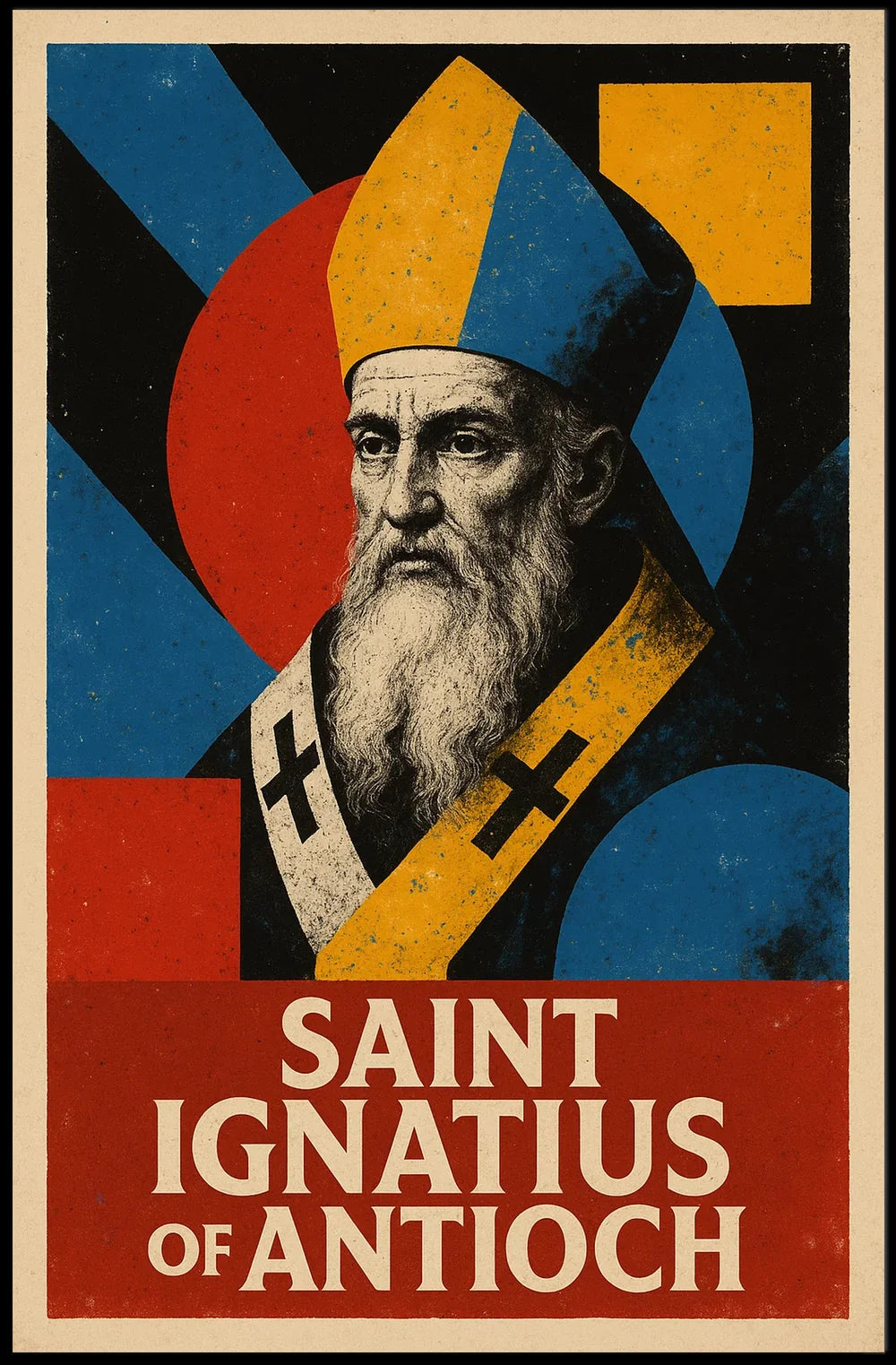 Saint Ignatius of Antioch Religious Art Poster