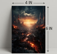 Post-Apocalyptic Sunset Poster