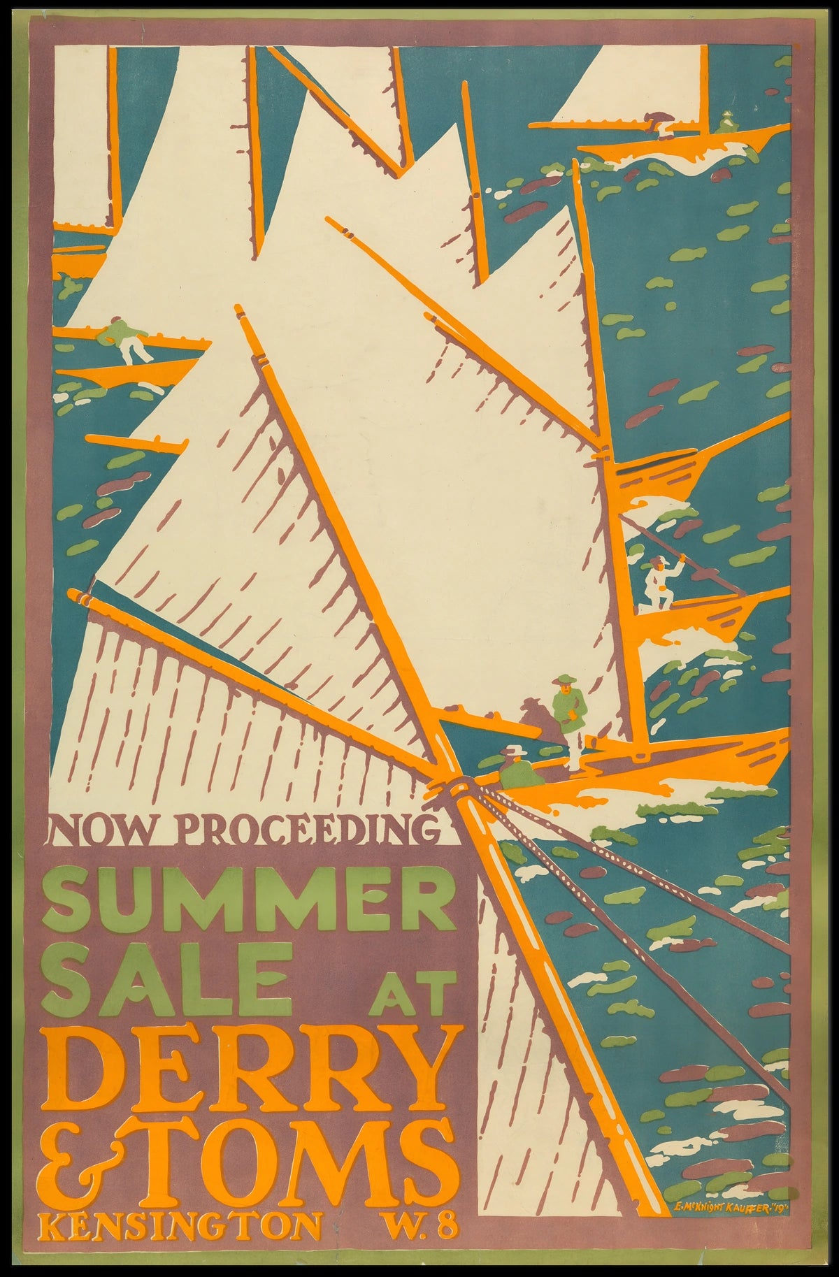 Summer Sale At Derry Toms Poster