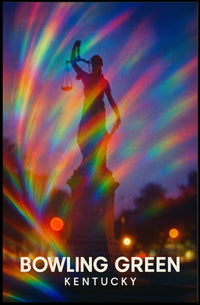 Bowling Green Kentucky Scenic Minimalist Decor Poster