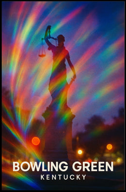 Bowling Green Kentucky Scenic Minimalist Decor Poster