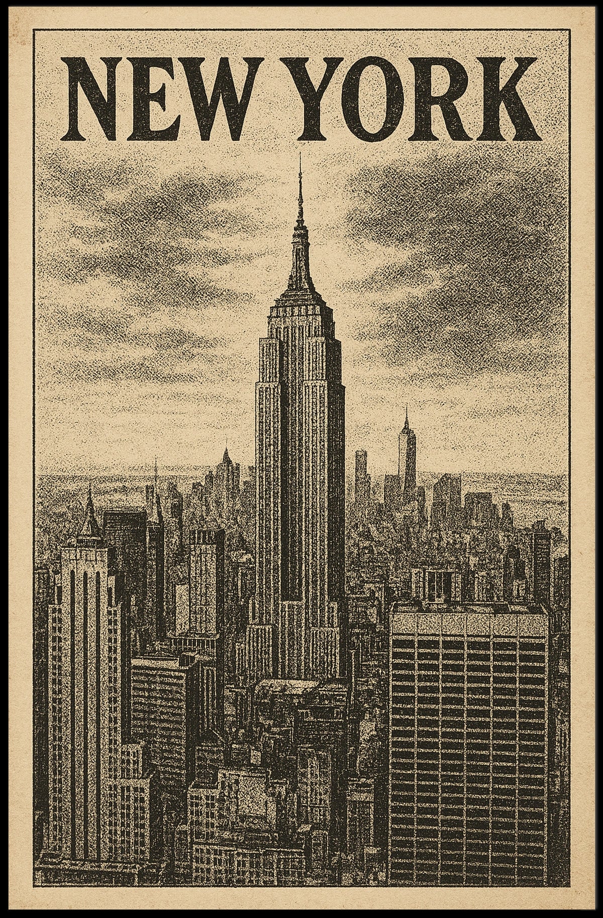 New York Skyline Poster