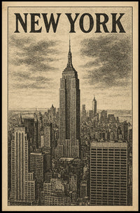New York Skyline Poster