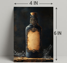 Mysterious Elixir Bottle Poster