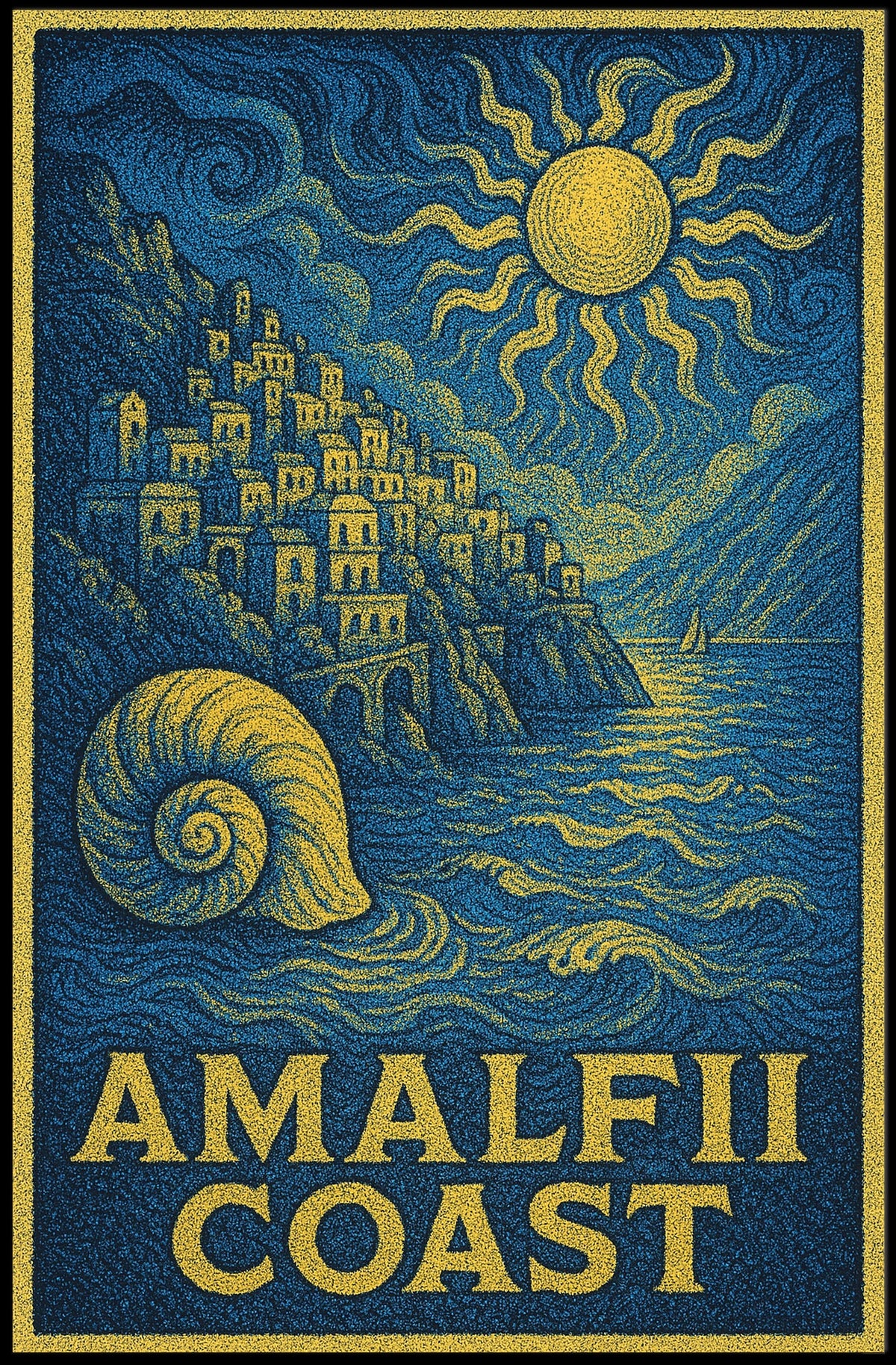 Amalfi Coast Poster