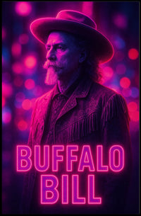 Buffalo Bill Iconic American Pop Culture Poster