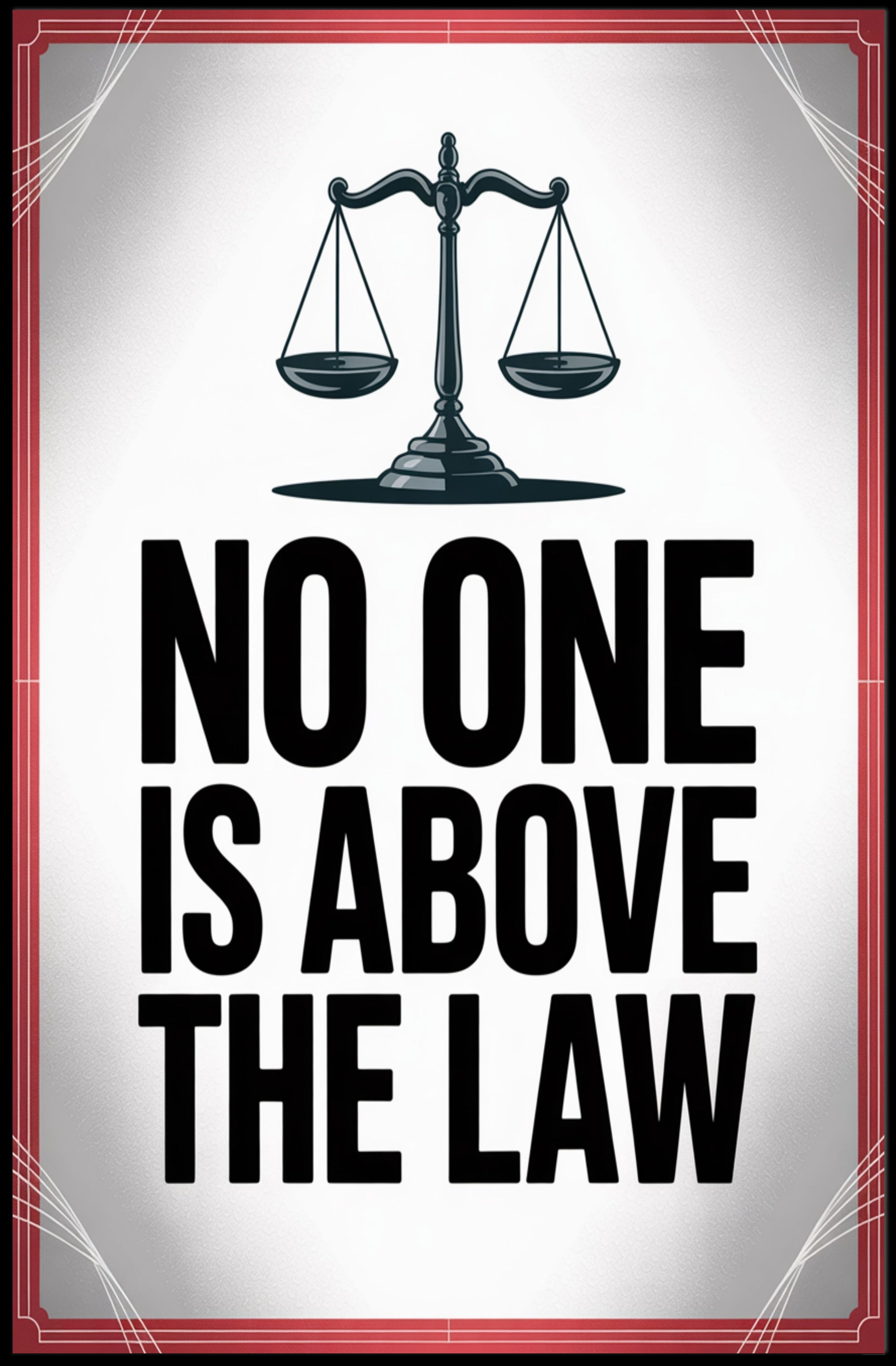 Justice for All: Modern Political or Propaganda Poster
